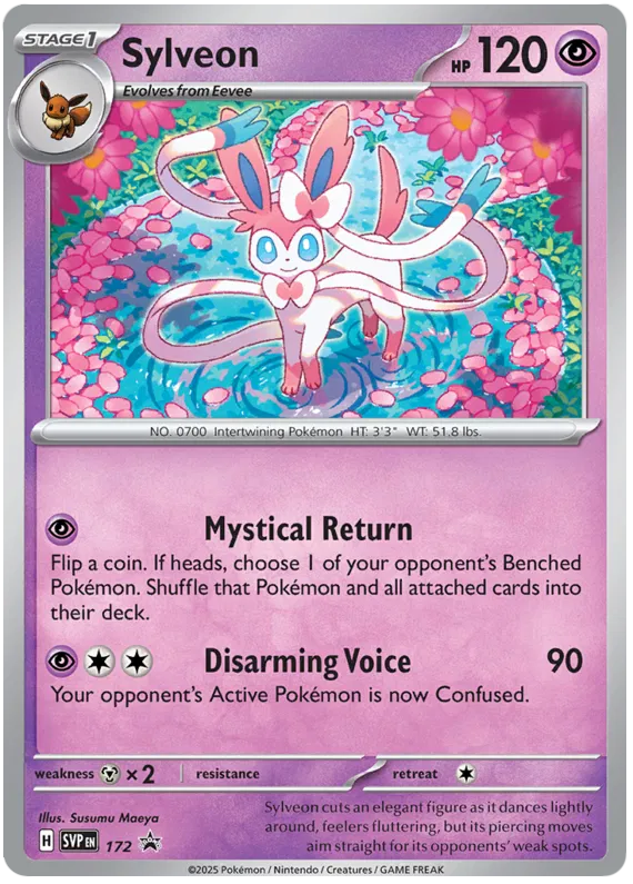 Sylveon SVP172 Pokemon Promo Card (SV Promo Series)