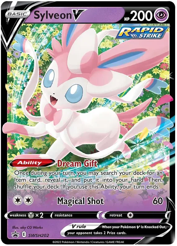 Sylveon V SWSH202 Pokemon Promo Card (SWSH Promo Series)