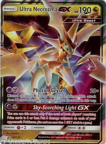 Ultra Necrozma GX SM126 Pokemon Promo Card (Sun & Moon Promo Series)