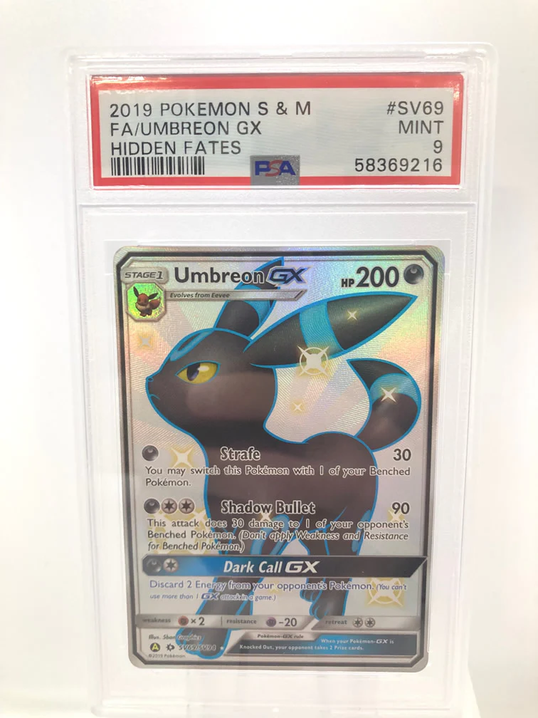 Umbreon GX SV69/SV94 PSA 9 Mint Graded Pokemon Card