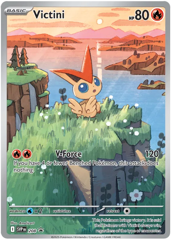 Victini SVP208 Pokemon Promo Card (SV Promo Series)