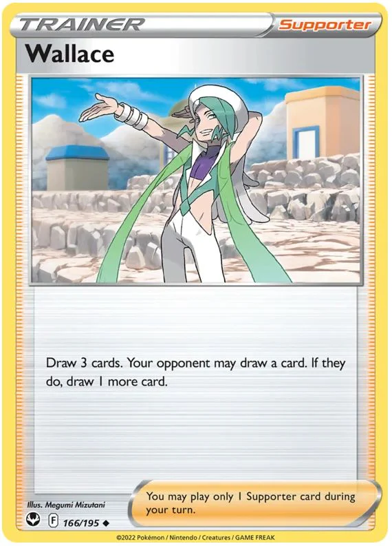 Wallace 166/195 Uncommon Pokemon Card (SWSH Silver Tempest)