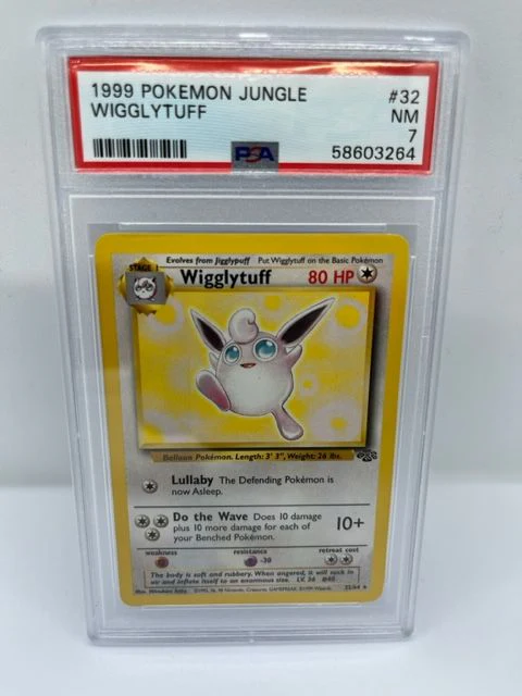 Wigglytuff 32/64 PSA 7 Graded Rare Pokemon Card (1999 Pokemon Jungle)