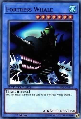 Fortress Whale STP2-EN006 Ultra Rare Yu-Gi-Oh! Card (SD Tournament Pack 2)