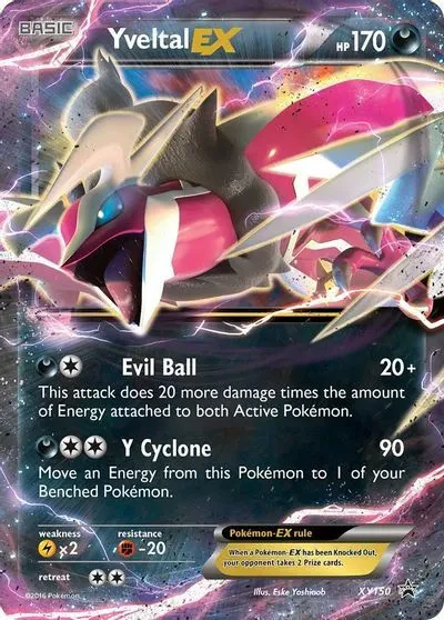 Yveltal EX XY150 Pokemon Promo Card (XY Promo Series)