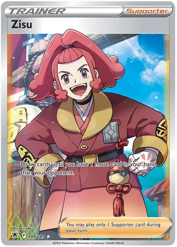 Zisu 189/189 Rare Ultra Pokemon Card (SWSH Astral Radiance)
